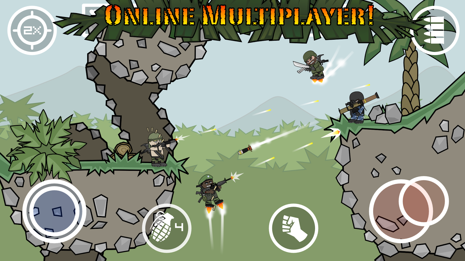 Скачать Doodle Army 2: Mini Militia 5.5.0 для Android