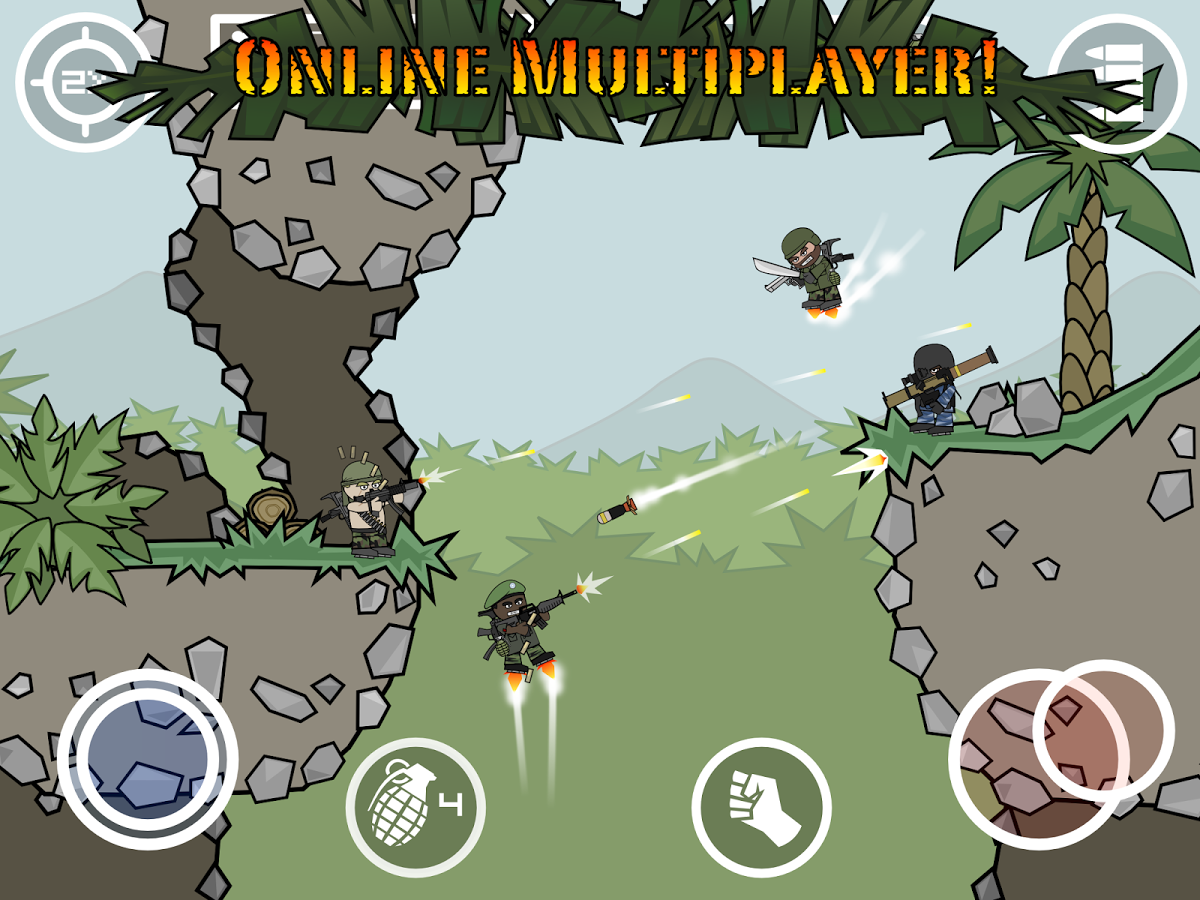 Скачать Doodle Army 2: Mini Militia 5.5.0 для Android