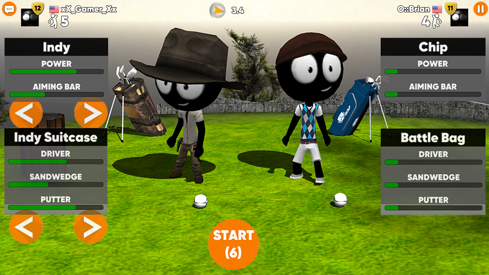 Скачать Stickman Cross Golf Battle 1.1.0 для Android