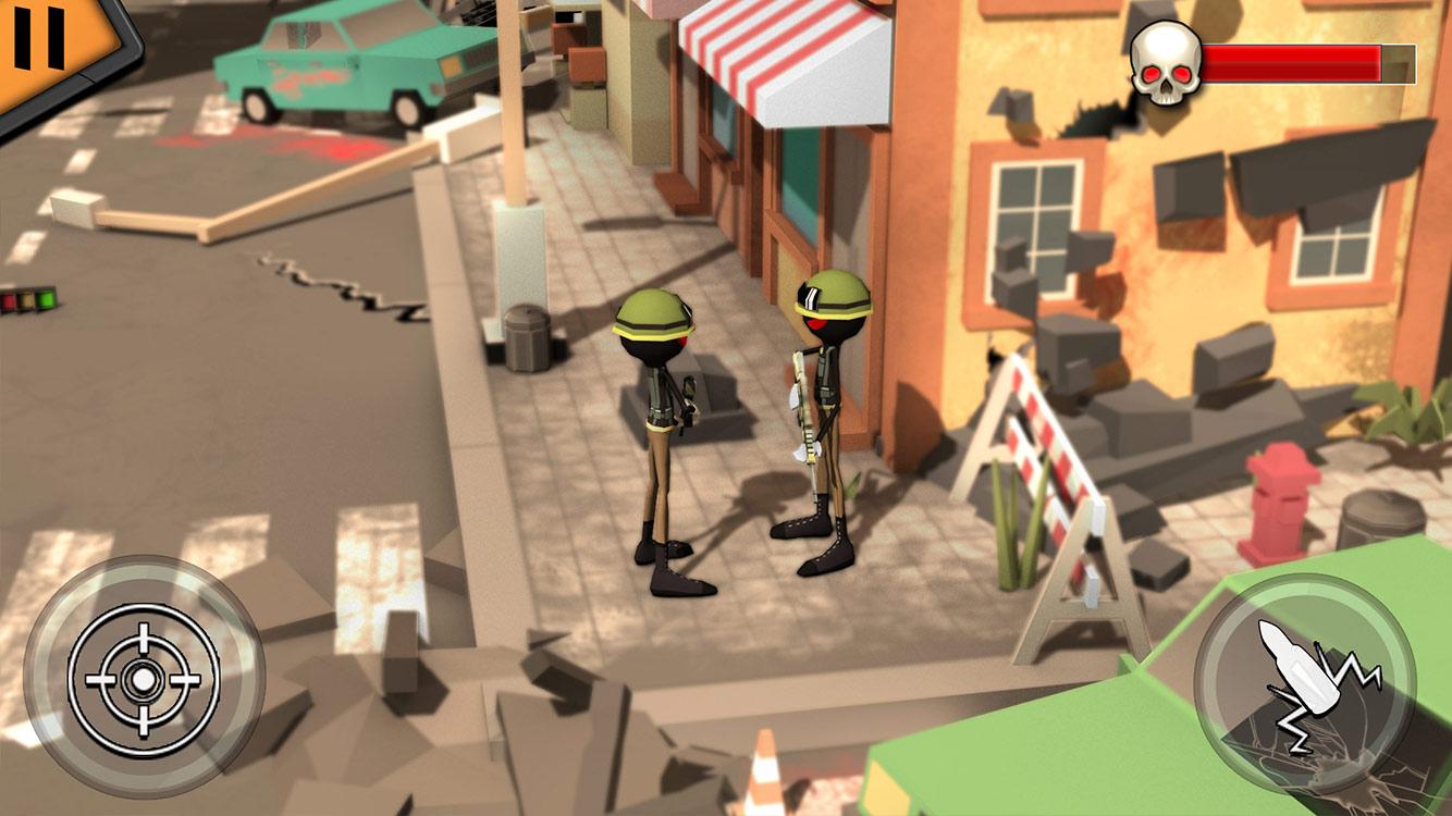 Скачать Stickman Shooter: Modern Warrior 1.1 для Android