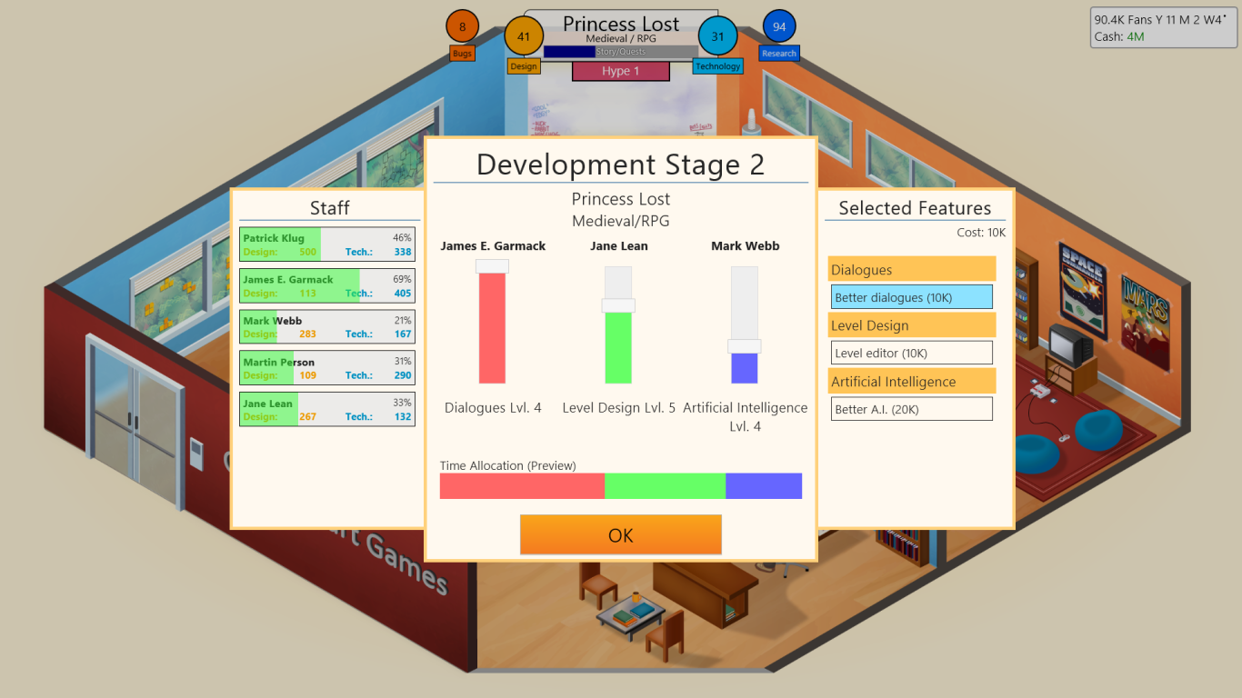 Почувствуйте себя разработчиком с Game Dev Tycoon для iOS и Android