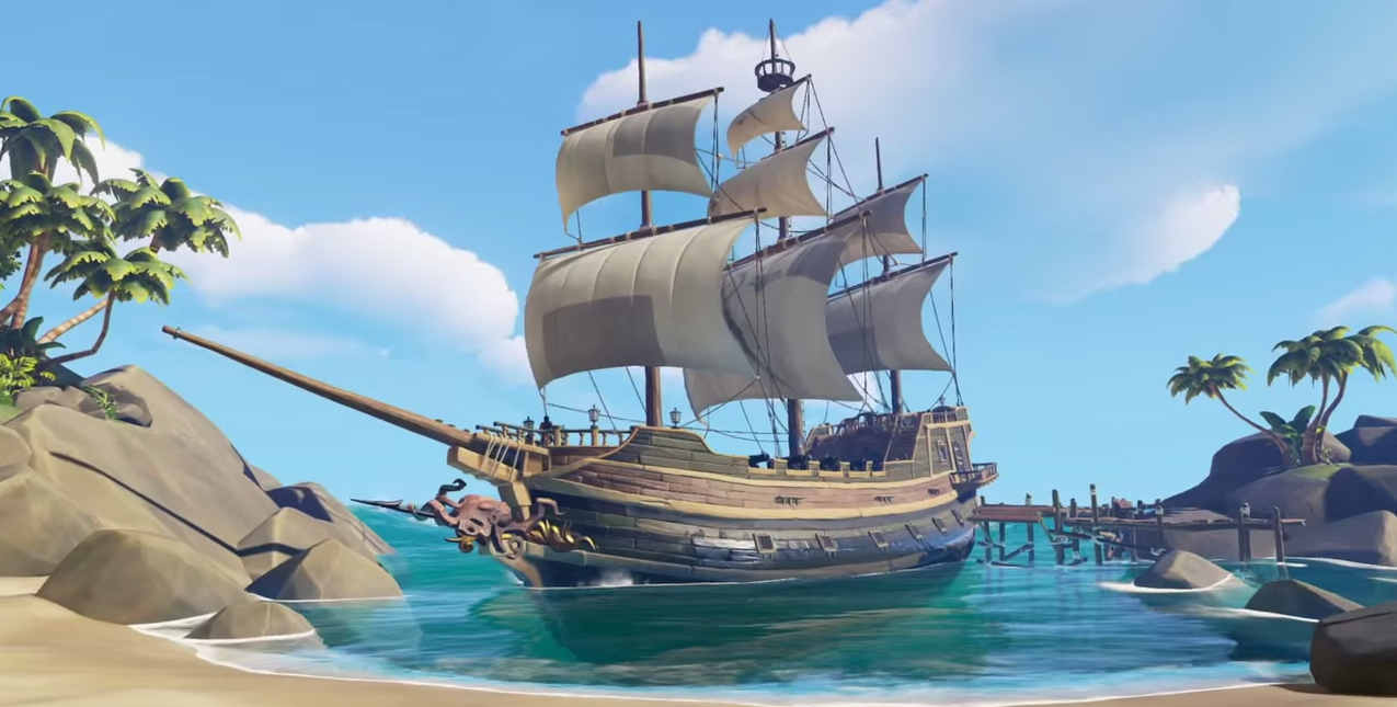 Играть в Sea of Thieves можно даже на очень слабом компьютере