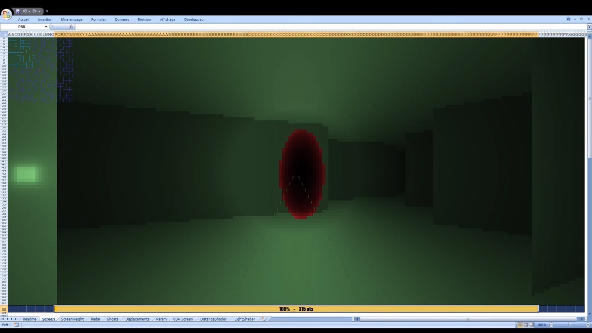 Создан полноценный 3D-шутер на основе Microsoft Excel