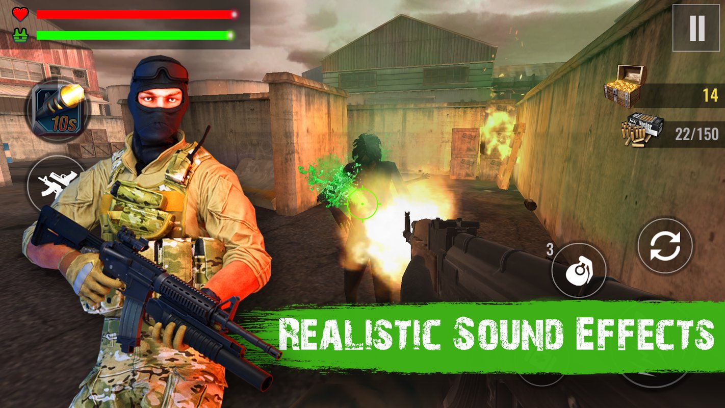 Скачать Zombie Shooter Hell 4 Survival 1.61 для Android