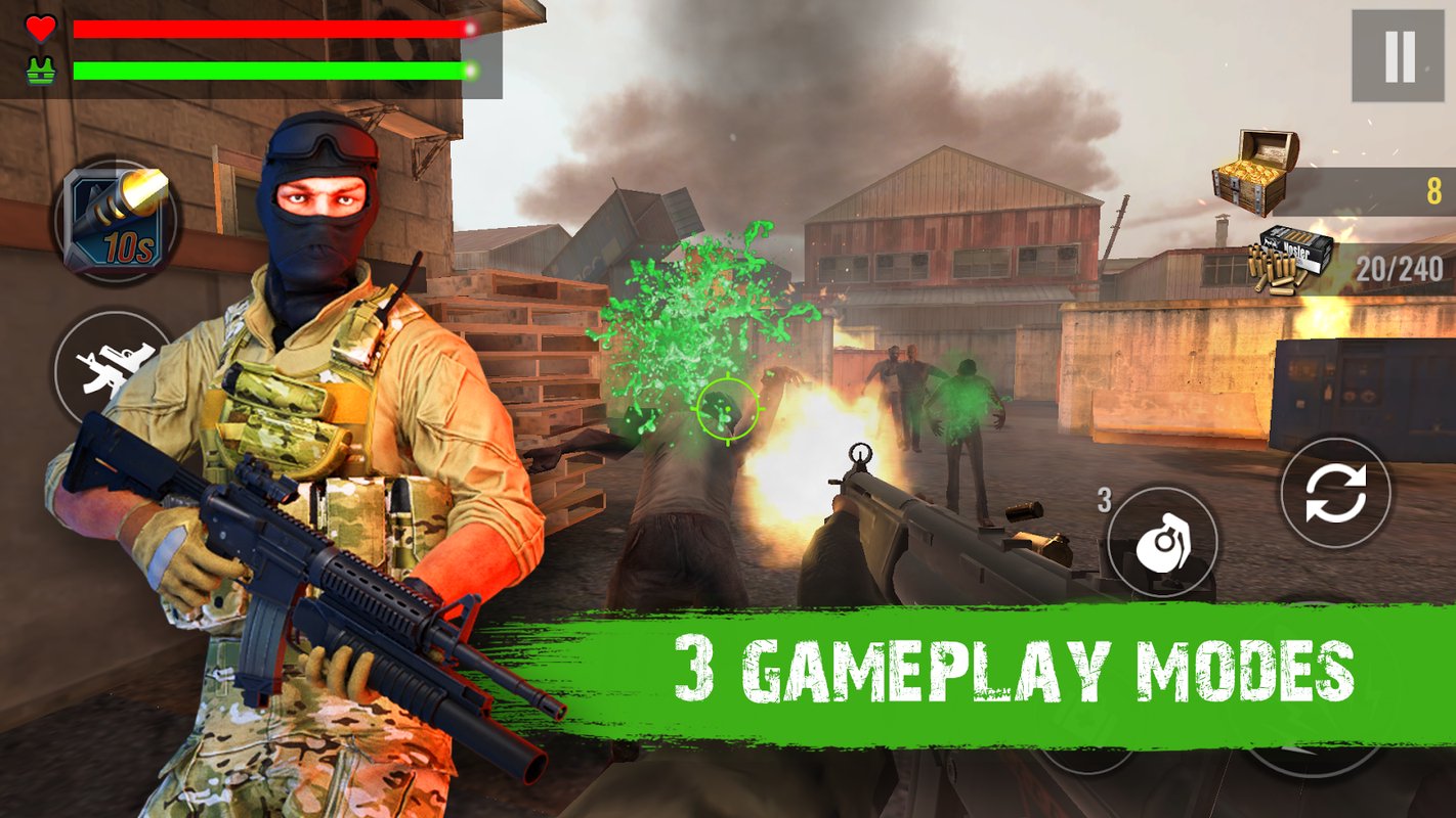 Скачать Zombie Shooter Hell 4 Survival 1.61 для Android