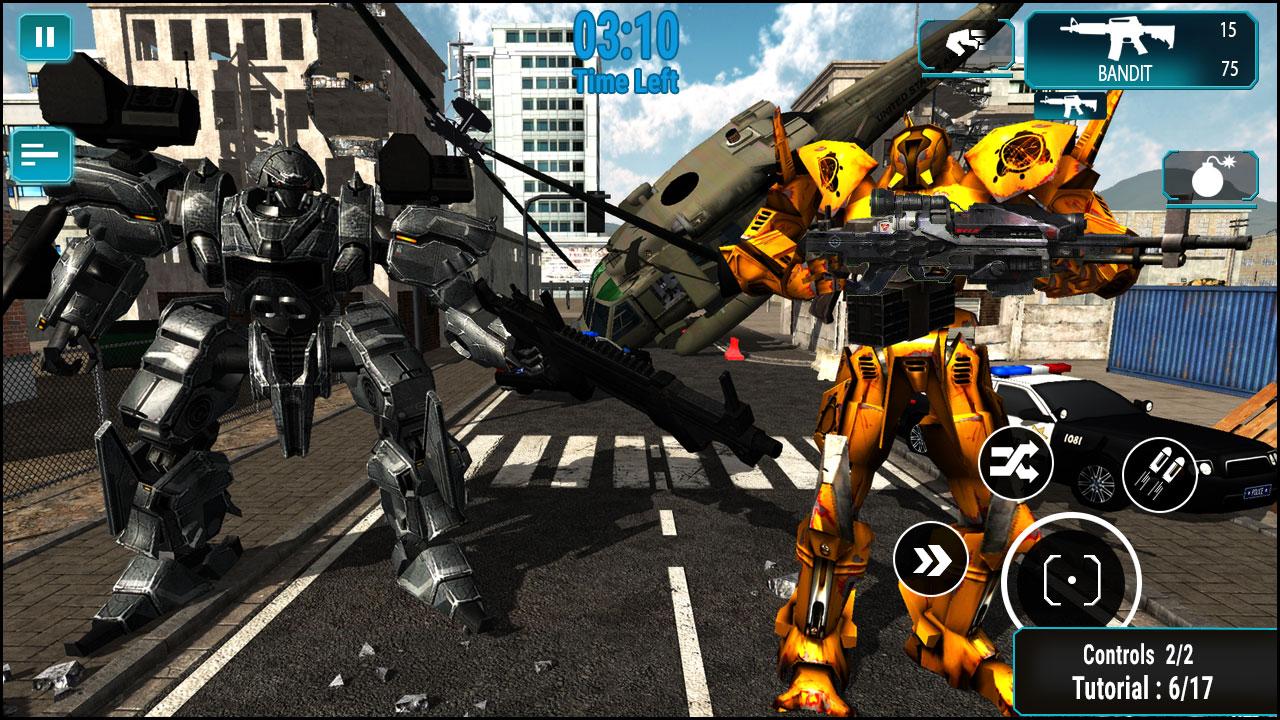 Скачать Robot Warrior Battlefield 2018 1.0 для Android