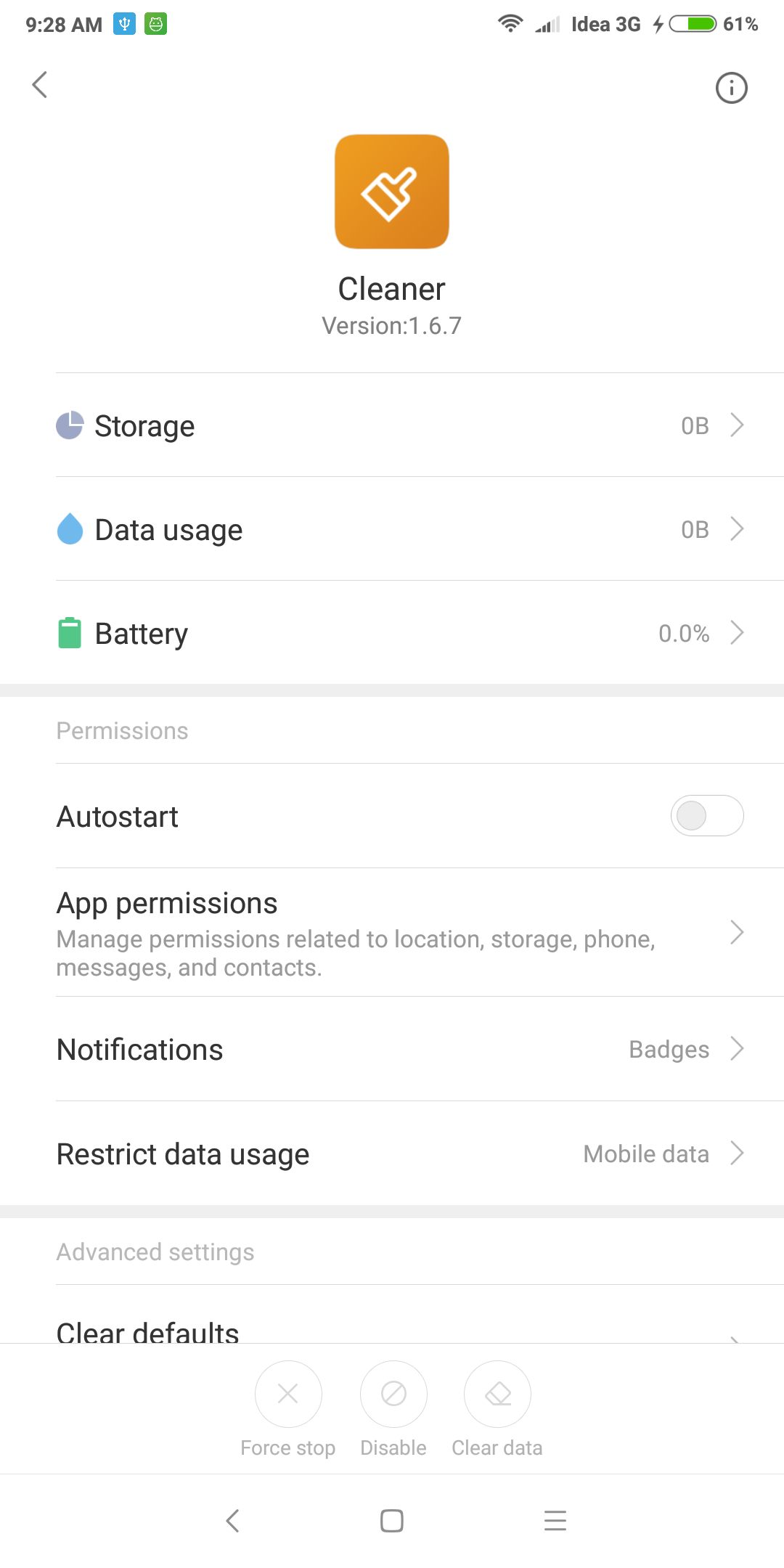 Встроенный в MIUI чистильщик — это Clean Master от Cheetah Mobile