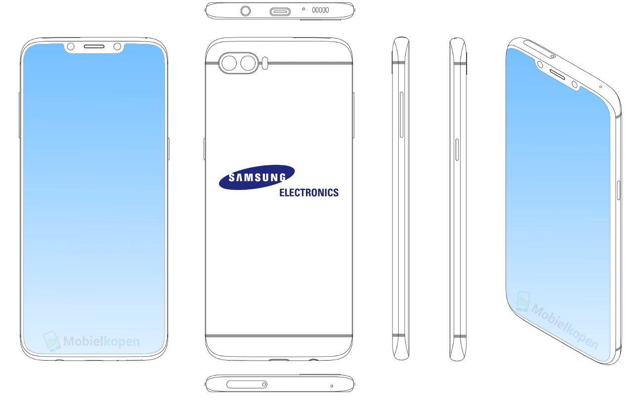 Samsung готовит смартфон с вырезом на экране?