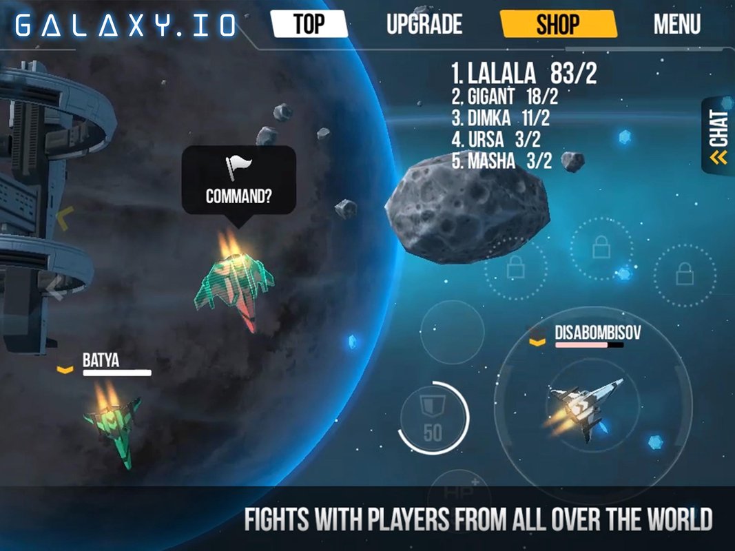 Скачать Galaxy.io Space Arena 0.7 для Android, iPhone / iPad