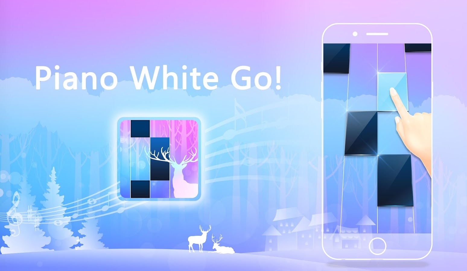 Скачать Piano White Go! 9.80 для Android