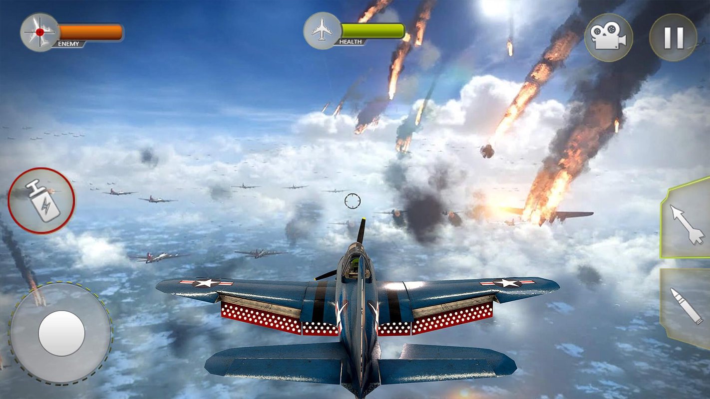 Скачать WW2 Naval Gunner Battle Air Strike: Free War Games 2.3 для Android