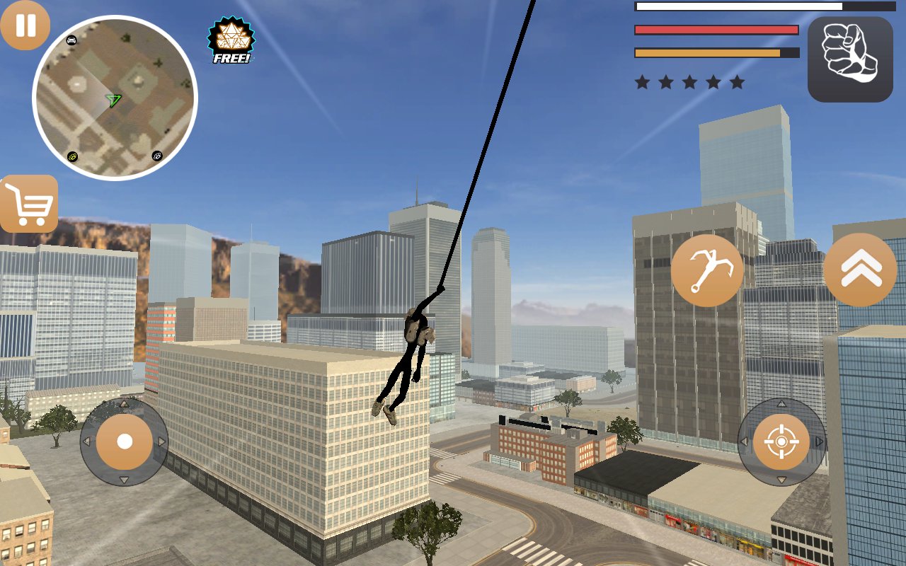 Скачать Stickman Rope Hero 2 3.3.2 для Android