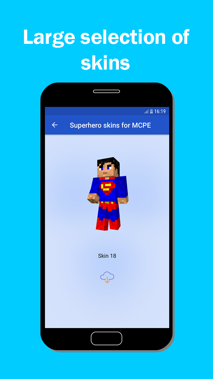 Скачать Скины супергероев для Майнкрафт MCPE 8 для Android