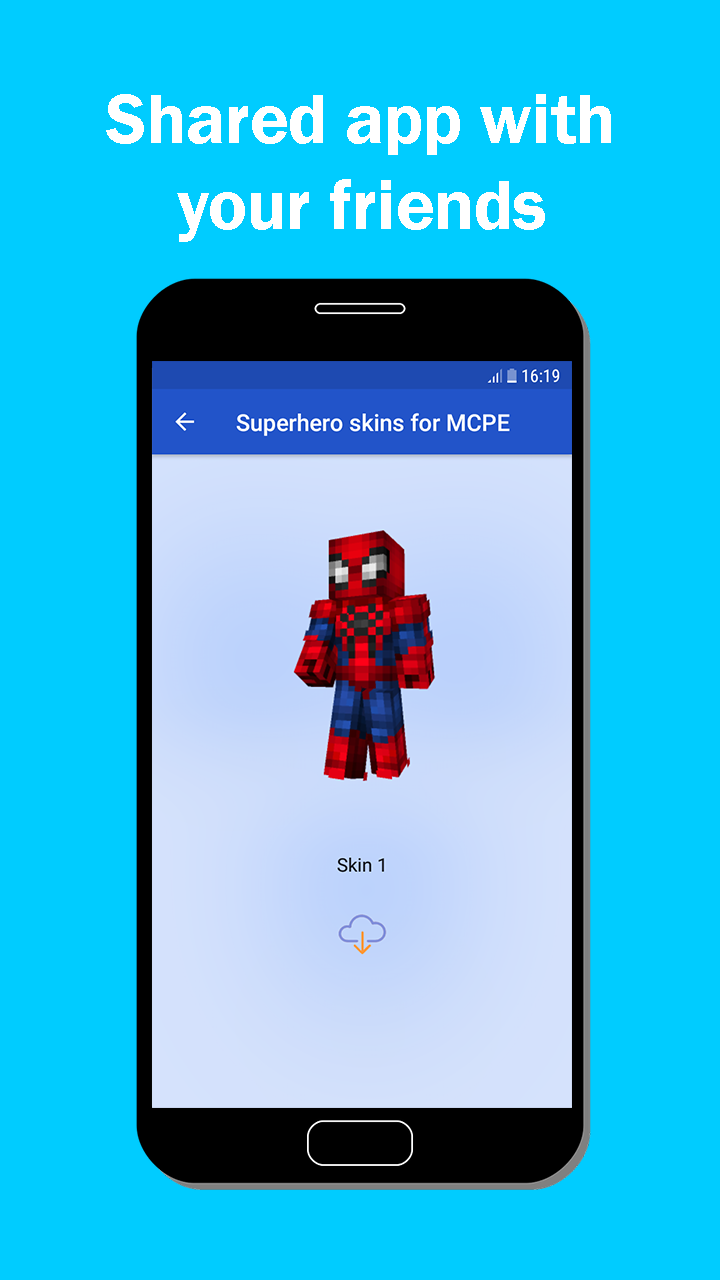Скачать Скины супергероев для Майнкрафт MCPE 8 для Android