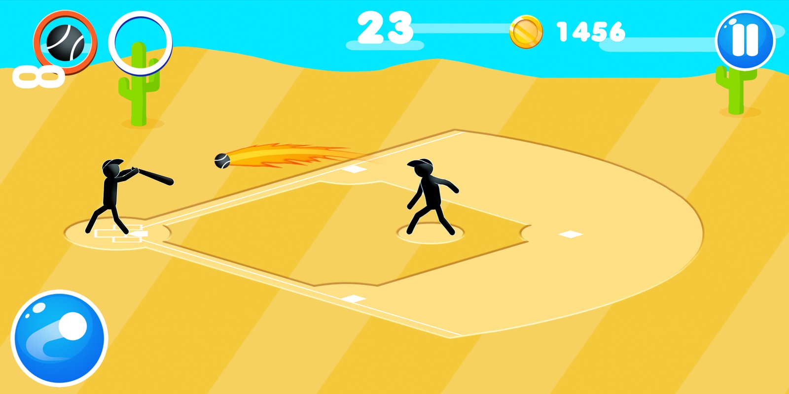 Скачать Stickman Baseball 1.18 для Android