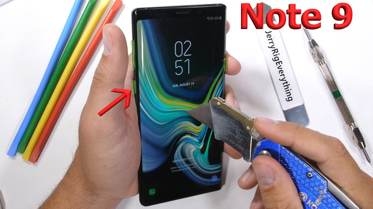 Galaxy Note 9 достойно прошёл тесты на прочность, но его стилус всё запорол