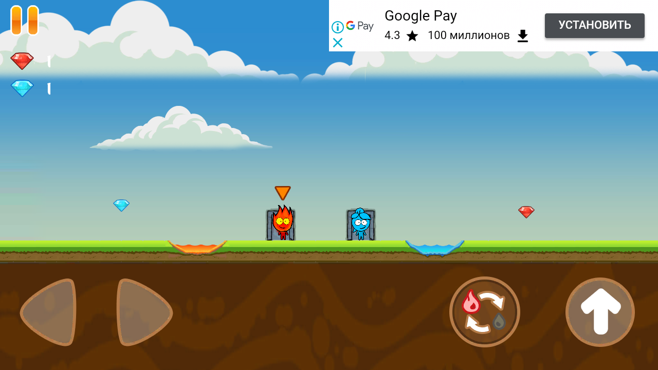 Скачать Fire Kid And Water Kid 1.19 для Android