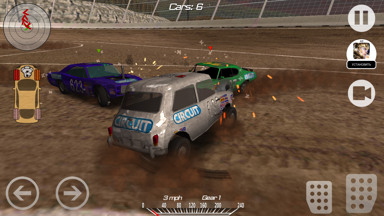 Скачать Demolition Derby 2 1.7.12 для Android