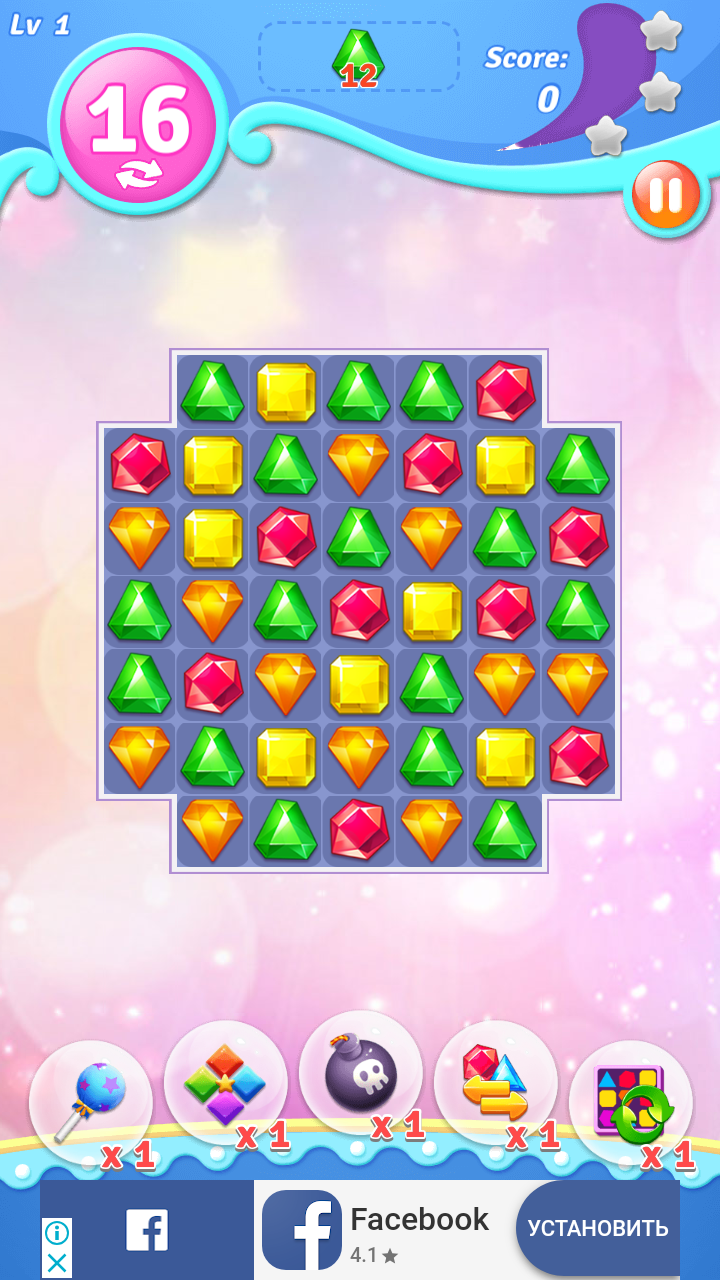 Скачать Jewel Crush 6.0.3 для Android