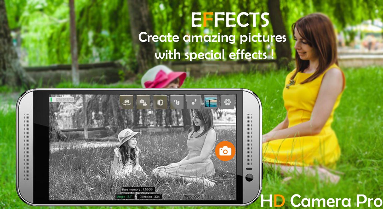 Скачать HD Camera Pro Professional 4K 1.9.4 для Android