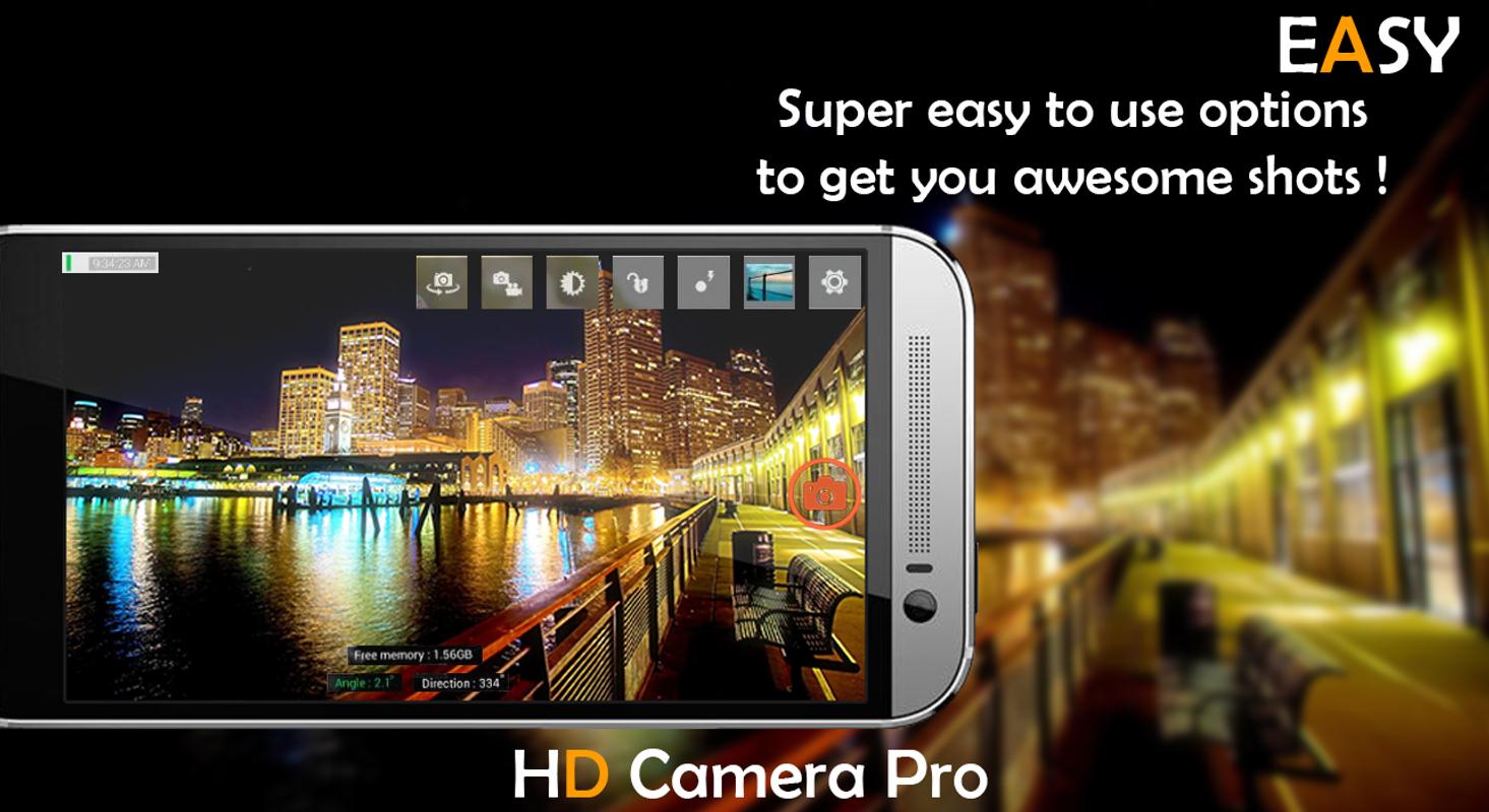 Скачать HD Camera Pro Professional 4K 1.9.4 для Android