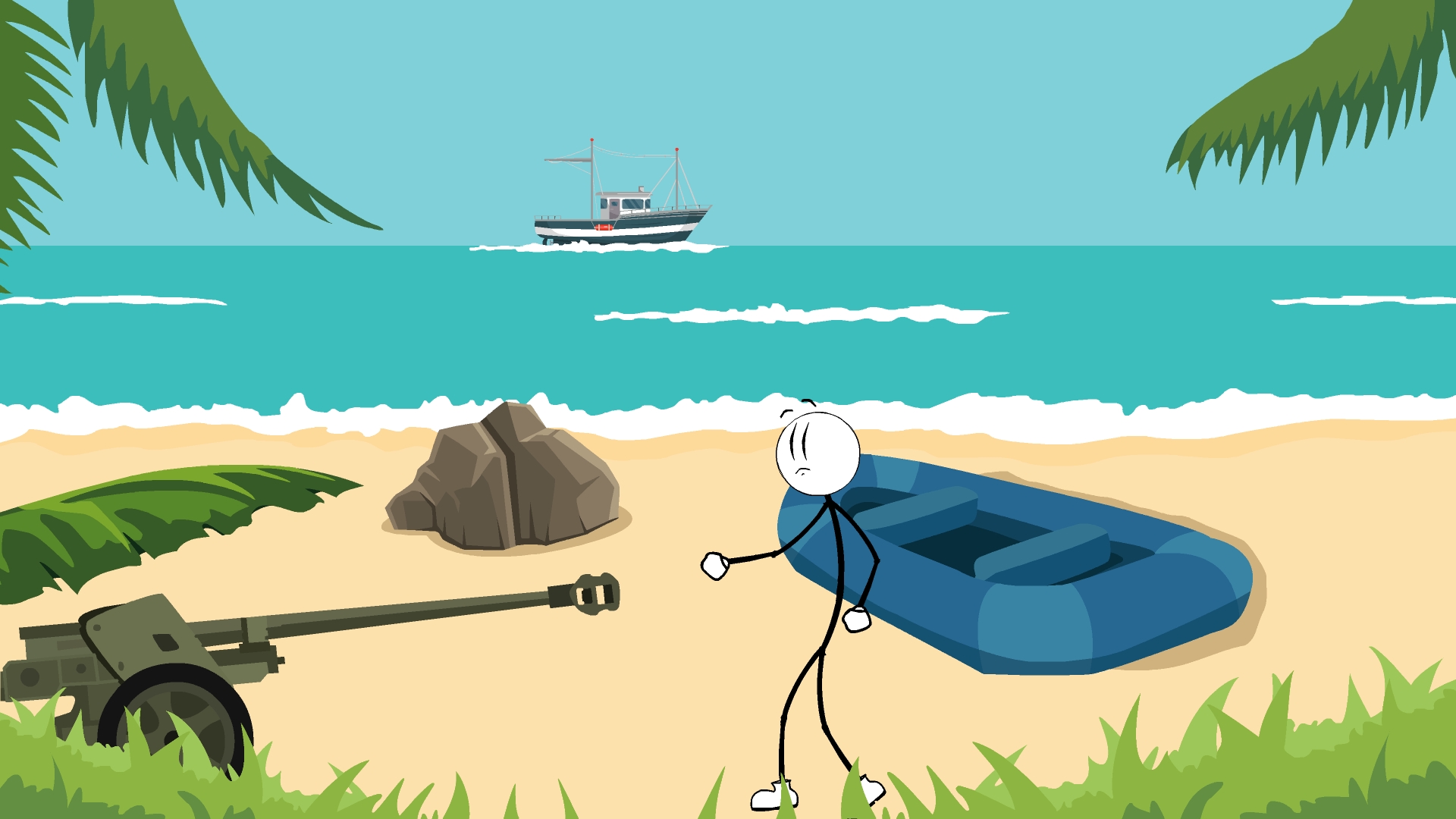 Скачать Island Stickman 1.0.0 для Android